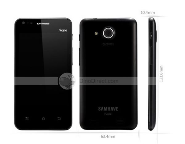 SAMHAVE SH-A1 + 1Ghz MTK6577 Android 4.0 ICS 4,0 polegadas