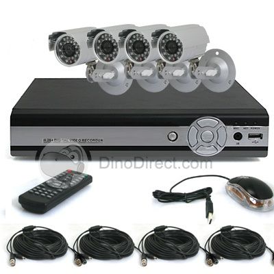4 CH DVR Standalone Camera Systems